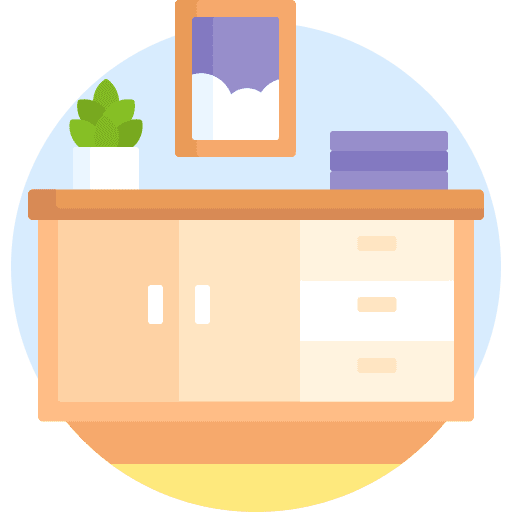 Drawer home decoration furniture and household picture frame icon