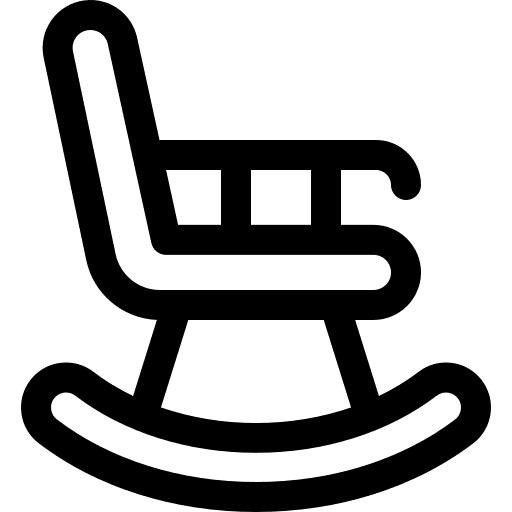 Rocking chair rest livingroom swing icon