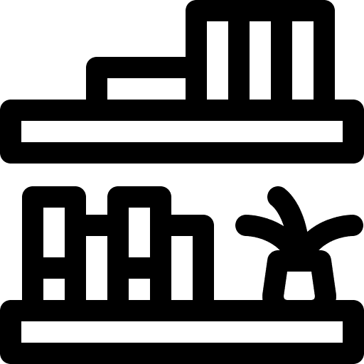 Book shelves room books book shelves icon