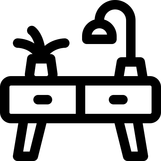 Drawers nightstand drawers interior decoration icon