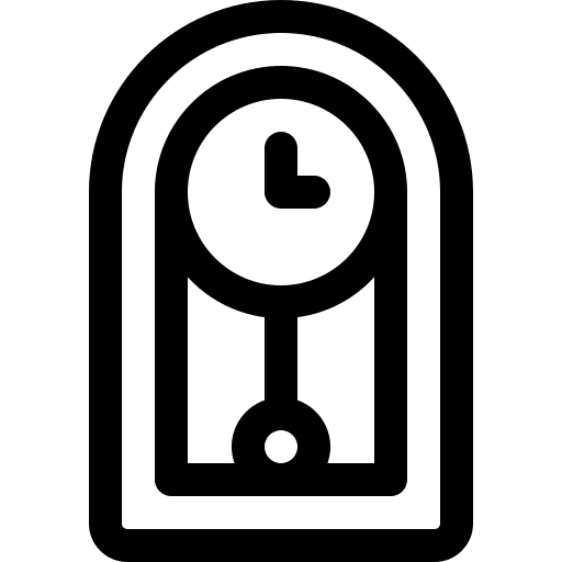 Grandfather clock grandfather clock old furniture and household icon