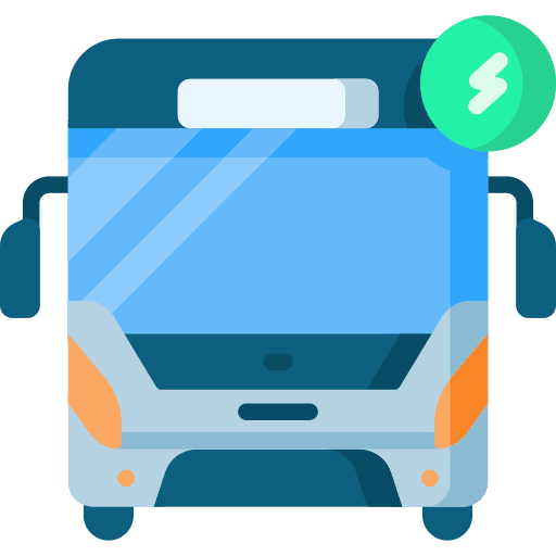 Bus bus transporting public transport icon