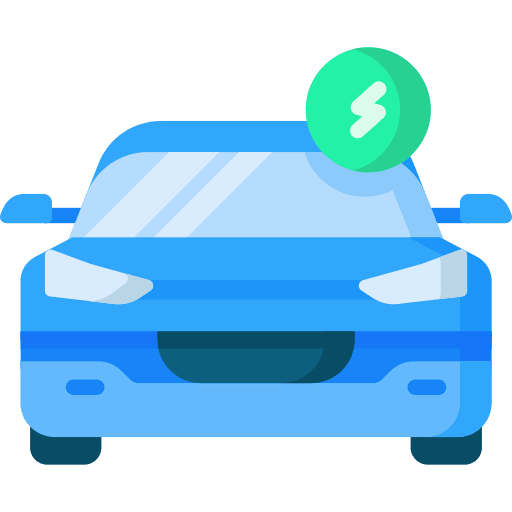 Car eco car electric automobile icon