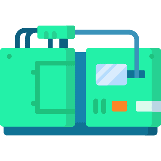 Generator industry electricity energy icon