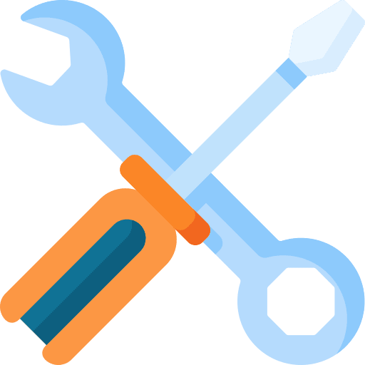 Service electrical service tools settings icon