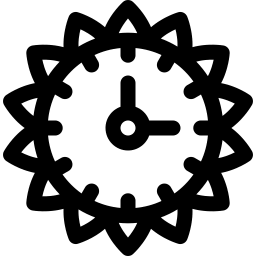 Wall clock wall clock home decor watch icon