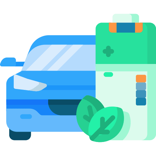 Car automobile ecology and environment electric car icon