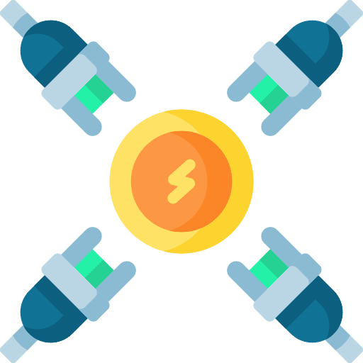 Charger digital cable connection icon