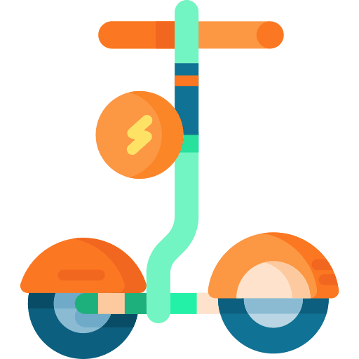 Scooter transportation kick scooter scooter icon