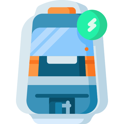 Train train transport subway icon