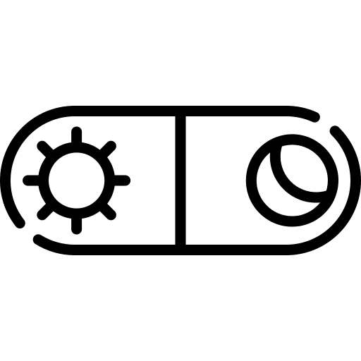 Day and night day and night moon sun icon