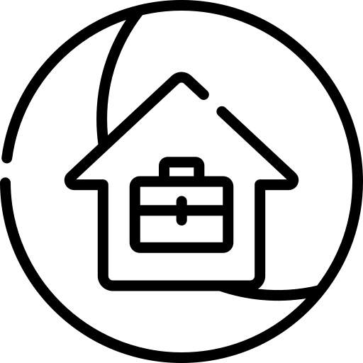 Overnight stay holidays travel briefcase icon