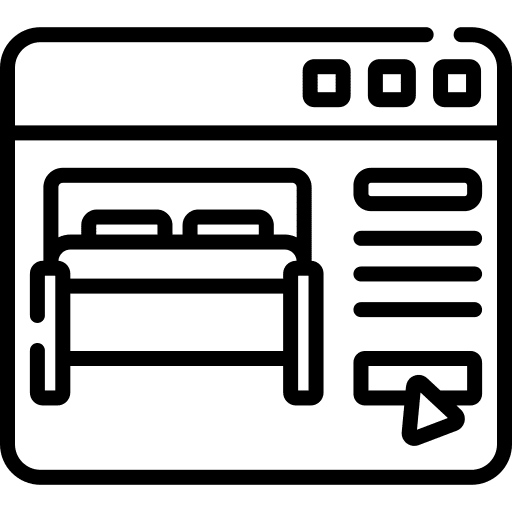 Online booking seo and web web online booking icon