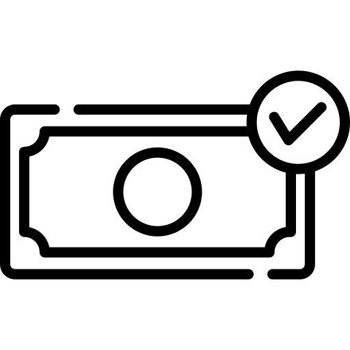 Banknote bill business and finance currency icon