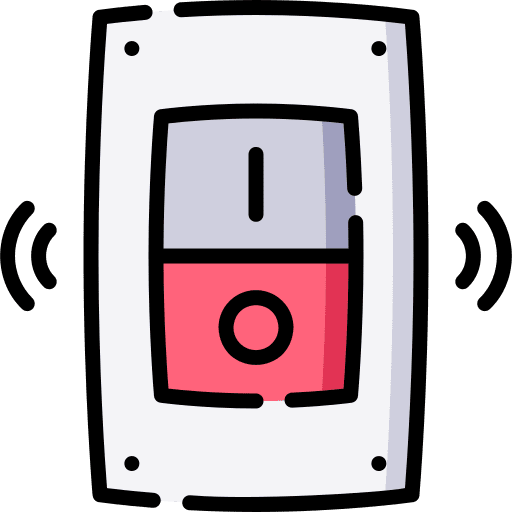 Light switch switch on power switch turn off icon