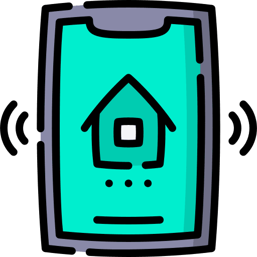 Smartphone electronics house ui icon