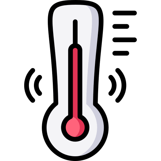 Thermostat internet of things climate weather icon