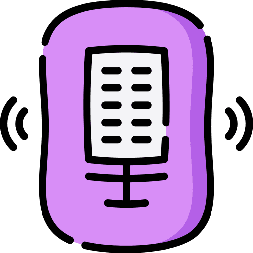 Voice assistant smart speaker electronics smart house icon