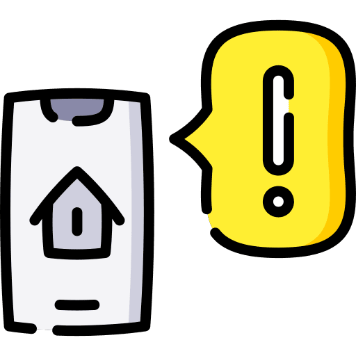 Alert siren urgent security icon