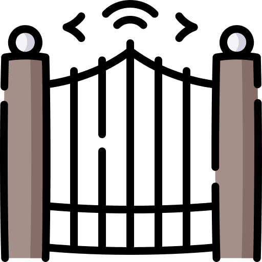 Gate automated home wifi icon