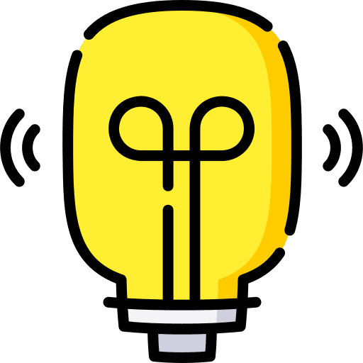 Light bulb technology electricity electronics icon