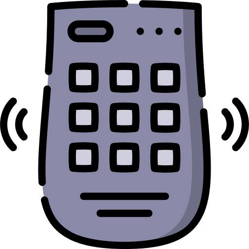 Remote control remote networking internet of things icon