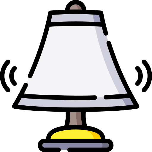 Table lamp electronics smart light table lamp icon