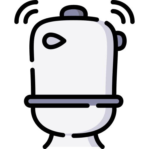 Toilet internet of things wc electronics icon