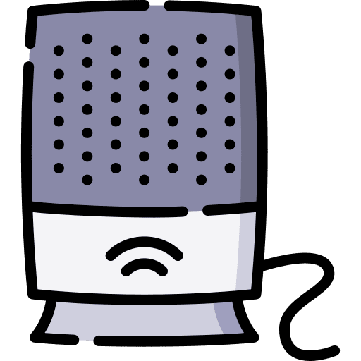Voice assistant smart house smart home voice assistant icon