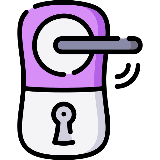 Door knob door knob smart lock security icon