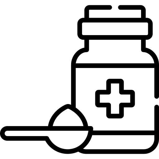 Dose medicine pharmacy syrup icon