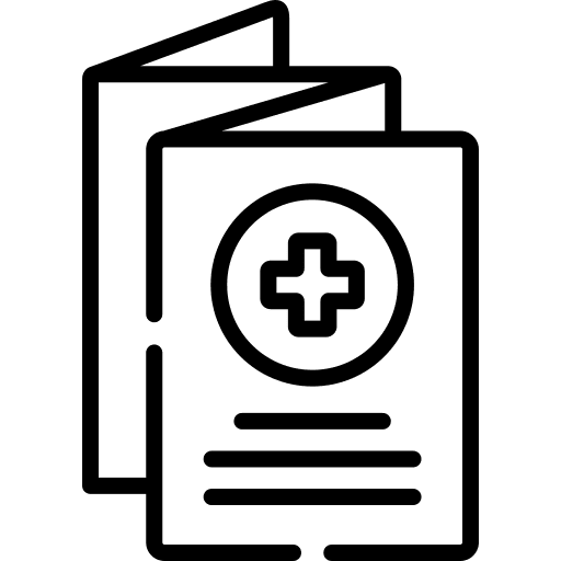 Leaflet brochure leaflet pharmacy icon