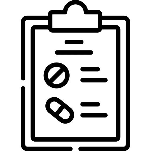 Report report files and folders medical report icon