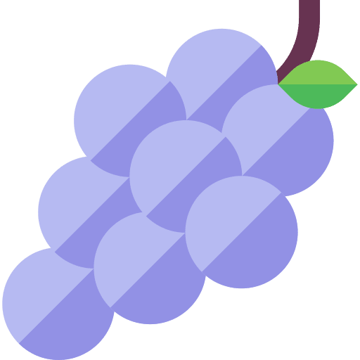 Grapes food fruit food and restaurant icon