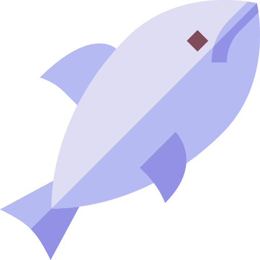 Salmon food and restaurant salmon protein icon