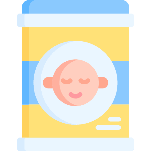 Formula bottle formula spoon icon