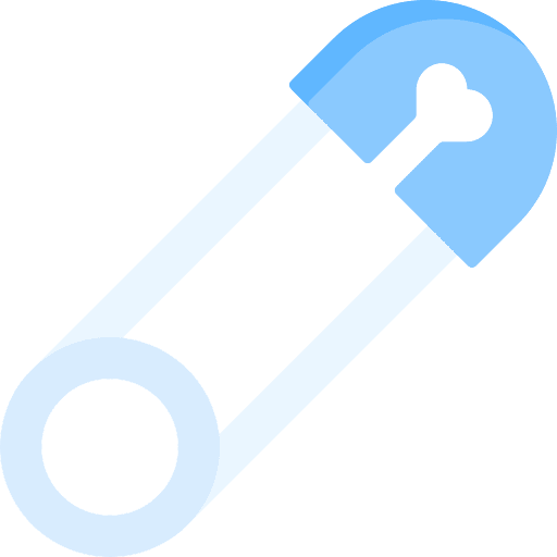 Safety pin safety pin kid and baby children icon