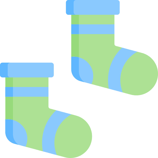Baby socks garment fashion clothing icon