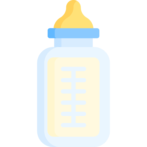 Feeding bottle infant nursing baby icon