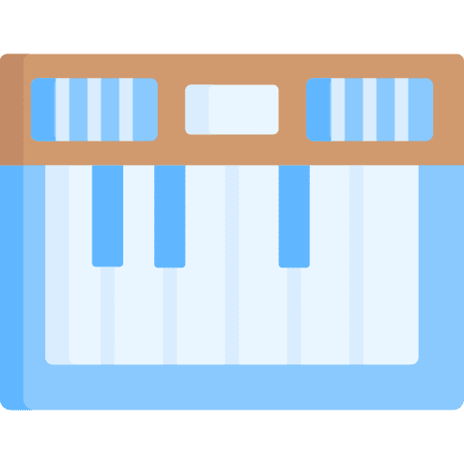 Piano baby toy electronics keyboard icon