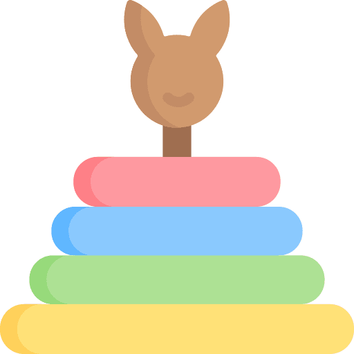 Pyramid childhood pyramid rings icon