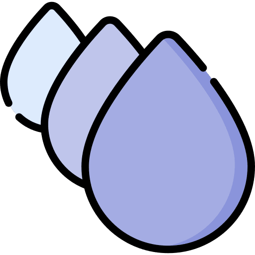 Blur water drop graphic tool rain icon