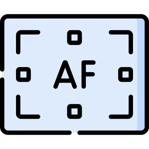 Auto focus camera edit tools camera focus icon