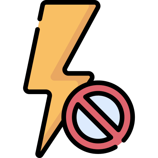 Flash off electronics flash off flashlight icon