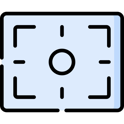 Focus photo camera technology camera icon