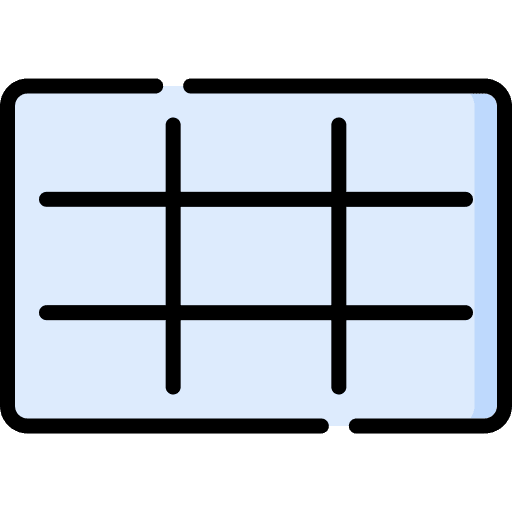 Grid camera interface grid icon