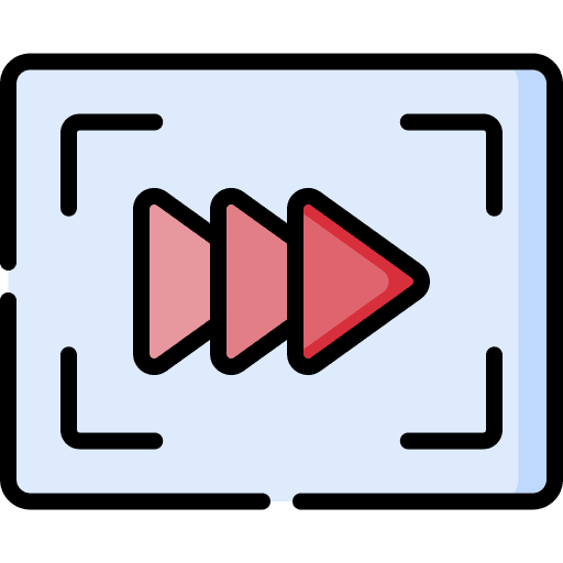 Slow motion multimedia option photo edit tools icon