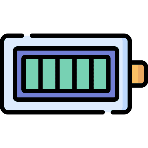 Full battery full battery battery battery status icon