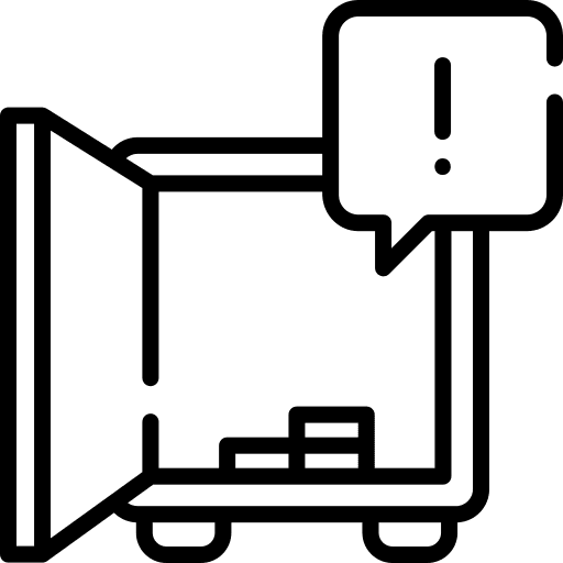 Safety box safe savings debt icon