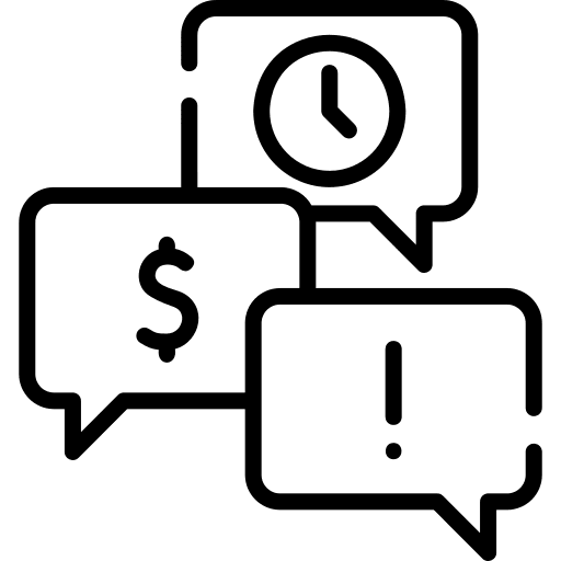 Overdue overdue money clock icon